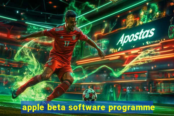 apple beta software programme